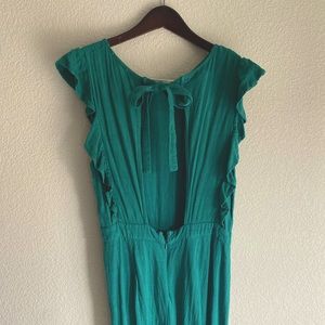 Emerald Green Jumper Open Back